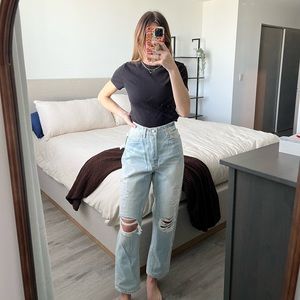 BDG Distressed Light Wash Jeans